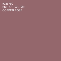 #93676C - Copper Rose Color Image